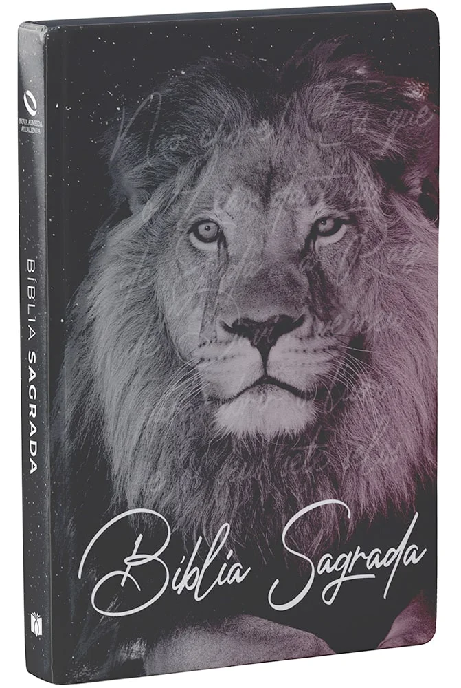 Bíblia Sagrada Leão Universo | NAA | Letra Normal | Capa Dura